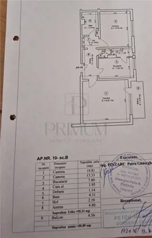 STEAUA - 2 camere - debara - decomandat - centrala proprie - clima - ETAJ 2 - imagine 7