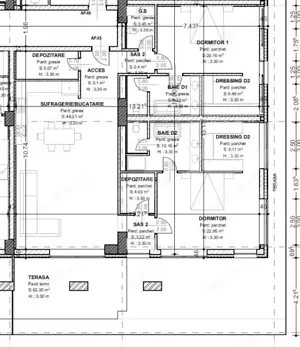 Penthouse de vanzare, cu 3 camere, 148 mp, terasă 62 mp, zona centrala