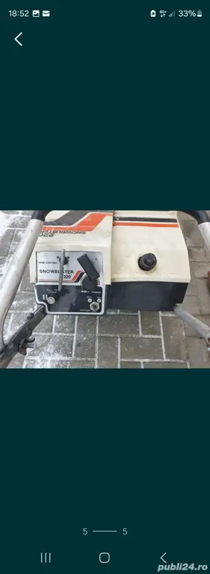 Freza zapada americana Simplicity Snowblower 220 - imagine 3