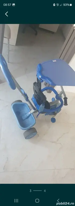 Tricicleta 4in1 1-3ani cu paravan - imagine 4