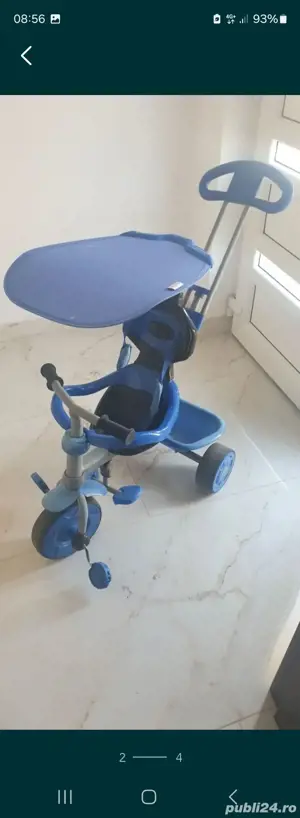 Tricicleta 4in1 1-3ani cu paravan