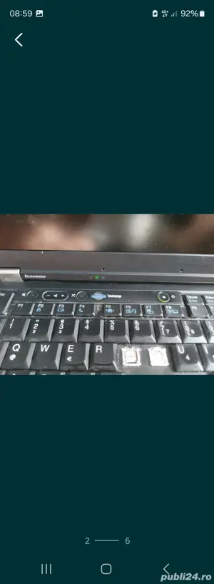 Laptop Lenovo Thinkpad T410 partial functional + incarcator - imagine 2