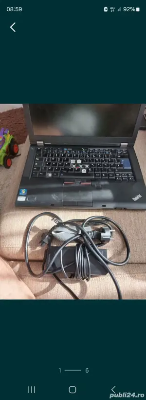 Laptop Lenovo Thinkpad T410 partial functional + incarcator - imagine 5
