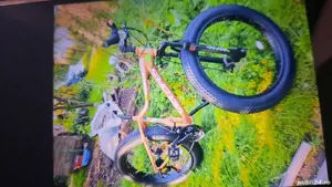 Bicicleta Fet bike noua.Argintiu maro.Aluminiu cadrul.roti 4.0mari - imagine 2