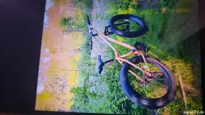 Bicicleta Fet bike noua.Argintiu maro.Aluminiu cadrul.roti 4.0mari - imagine 4