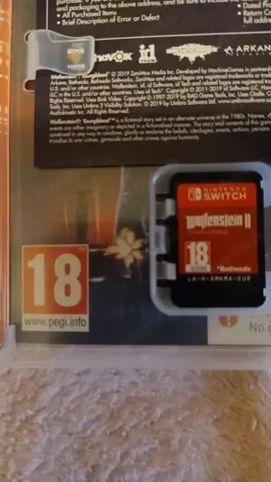 Wolfenstein II: The New Colossus (Nintendo Switch)+coperta Youngblood - imagine 2