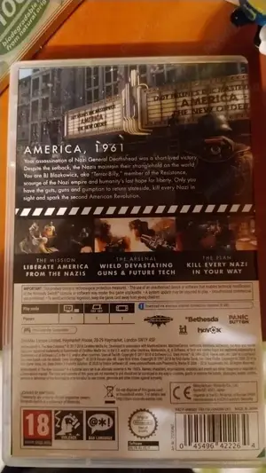 Wolfenstein II: The New Colossus (Nintendo Switch)+coperta Youngblood - imagine 3