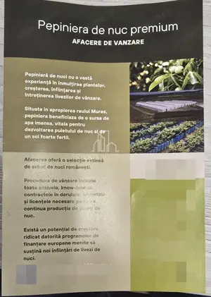 Afacere de Vanzare/ Pepiniera Moderna cu Teren 2,37 Ha, Sg de Mures - imagine 3