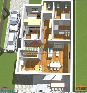 Teren 540mp Zimand Cuz, Proiect casa Parter 10 min. de zona Podgoria- Arad - imagine 12