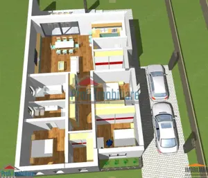 Teren 540mp Zimand Cuz, Proiect casa Parter 10 min. de zona Podgoria- Arad - imagine 14