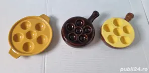 Lot platouri-forme-tigăi pentru ouă-melci - imagine 4