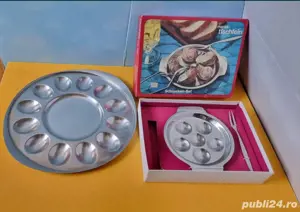 Lot platouri-forme-tigăi pentru ouă-melci - imagine 3