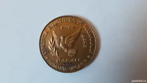 Medalie expoziție maximafilie din bronz, 1983 - imagine 3