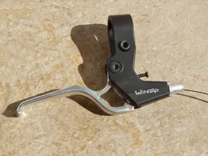 Maneta frana dreapta Winzip cu cablu frana spate cu camasa bicicleta - imagine 4