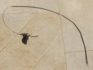 Maneta frana dreapta Winzip cu cablu frana spate cu camasa bicicleta - imagine 5