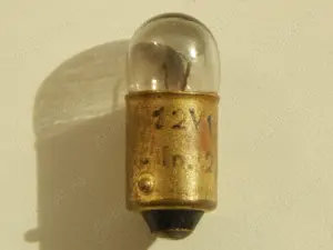 Bec mic cu filament 12 Volti 1.5 Watti bord auto