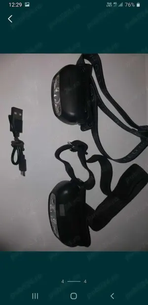 Set 2 lanterne de cap, 2 faze de iluminare, noi - imagine 2