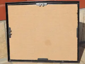 Tablou cu protectie sticla - pictura cu efect 3D peisaj montan cu lac - imagine 3