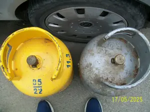 Butelii aragaz ,Galbene - imagine 2