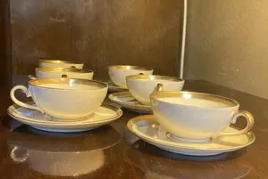 Set 6 Cesti cu Farfurii din Portelan Lettin - Germania - imagine 2