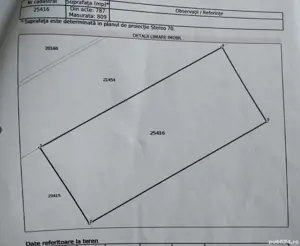 Teren intravilan Casa 809 mp Sat Valea Roșie Jud Călărași la 62 km fata de București - imagine 9