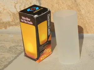 Pahar plastic suport pentru lumanare cu cutie Sheng Ya  - imagine 3