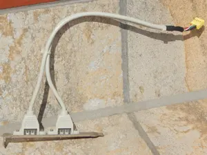 Socket conectare USB 2.0 x 2 pentru unitate PC - imagine 2