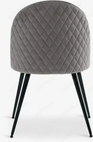 Vand scaune KOKKEDAL catifea gri negru - JYSK - imagine 4