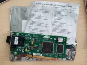 Placă de rețea fibră optică SC ST Allied Telesis interfață PCI. Nouă! - imagine 5