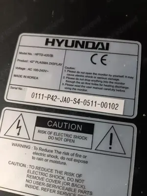 Dezmembrez tv Hyundai hptd-4202s - imagine 3