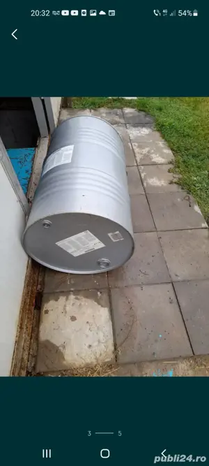 Vand butoaie de 220 litri, de tabla si de 220 litri, de plastic foarte rezistente - imagine 4