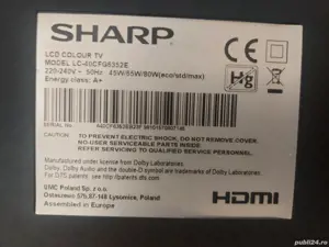 Vand smart tv led Sharp 40"(101cm) - imagine 3