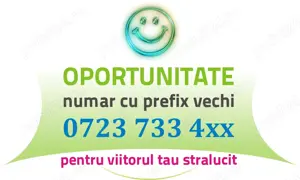 Numar Prefix Vechi Vodafone -  723 ^ 733 ^ 4xx Gold Aur Usor cartela numere usoare speciale frumoase
