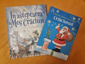 Set 2 carti Craciun, poezii, activitati, colorat, exercitii, varsta 3+