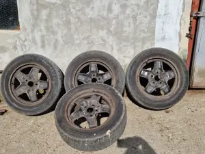 Roți tabla structurale cauciucuri iarnă  Semperit R16 vw 5×112 echilibrate 