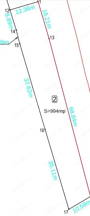 Teren intravilan Luna de Sus