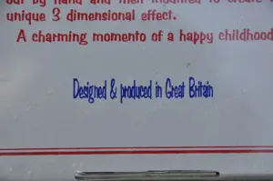 Tablou mic vintage, camera copii, rama de lemn - imagine 5