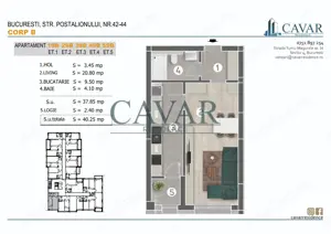 Proiect Nou Cavar Residence Postalionului 42-44 - imagine 7