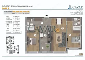 3 Camere 2 Bai 90 mp Cavar Residence Discount 6000 euro - imagine 3