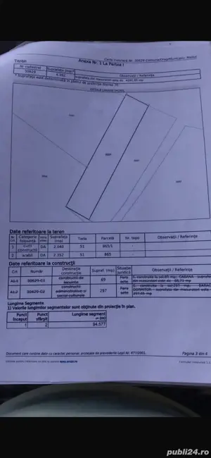 vand teren la Dunare cu cladire dezafectata