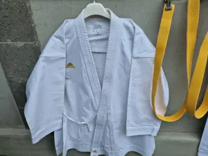 *KIMONO KARATE ADIDAS KATA  Gold | 165 cm | centura galben - imagine 2