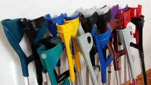 Carje ortopedice din aluminiu, reglabile, nemtesti - imagine 2