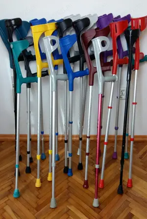 Carje ortopedice din aluminiu, reglabile, nemtesti - imagine 4