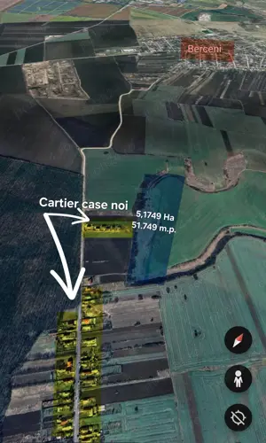 Teren in suprafata de 5,1749 ha (51.749 m.p.) - comuna Berceni, judetul Prahova - imagine 2