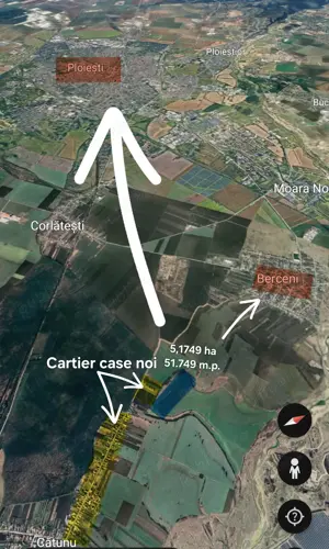 Teren in suprafata de 5,1749 ha (51.749 m.p.) - comuna Berceni, judetul Prahova - imagine 4