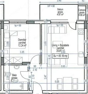 Comision Zero Apartament finisat, finisaje noi, semidecomandat, 2 camere - imagine 8