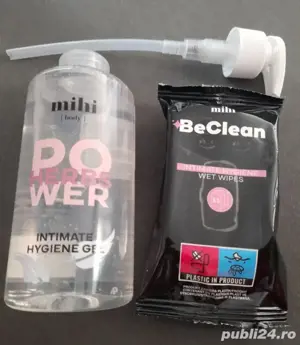 Gel intim + dozator + Şervețele intime