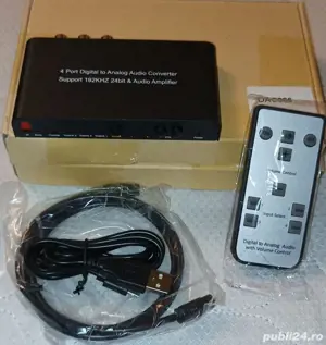 DAC din coaxial și optic în analog