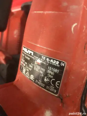 Set Hilti Rotopercutor Hilti Te 6 a22 si flex Hilti Ag 125 a22 - imagine 5