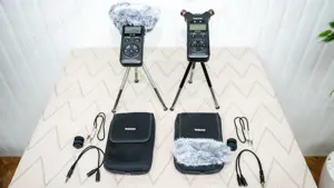 Tascam DR-07X Recorder Audio Digital Stereo + Protectie blana + Accesorii + Cadou 